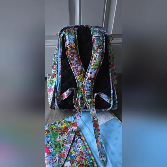 Tokidoki x JuJuBe Be Right Back Diaper Bag Backpack + Changing Pad | Rare Collab - Picture 13 of 14